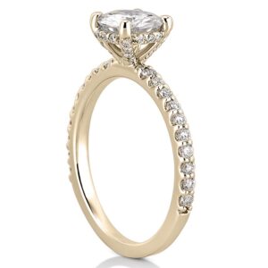 affordable-french-cut-basket-setting-engagement-ring-with-round-hearts-and-arrows-moissanite-in-yellow-gold