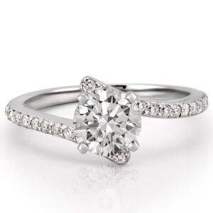 affordable-platinum-unique-pave-engagement-ring-with-round-lab-created-diamond