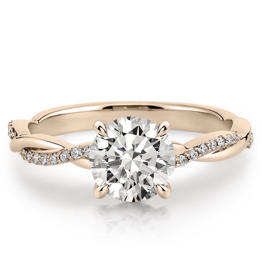 affordable-rose-gold-twist-engagement-ring-with-round-hearts-and-arrows-moissanite