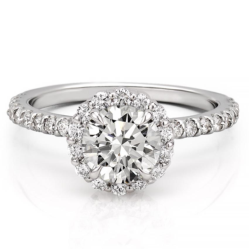 affordable-white-gold-scalloped-halo-engagement-ring-with-round-hearts-and-arrows-moissanite