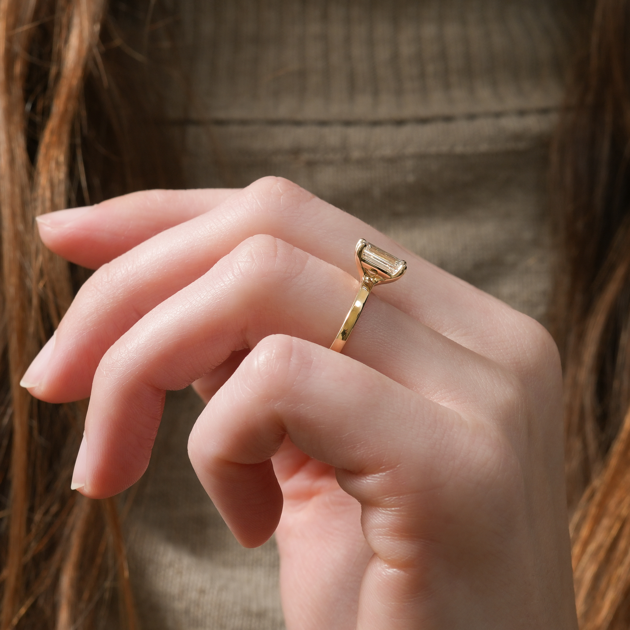 Basket Setting Engagement Ring Anna Do Amore