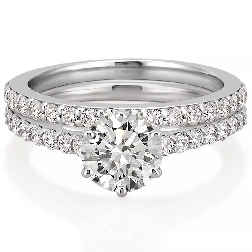 cathedral-engagement-ring-set