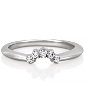 curved-tiara-wedding-band in palladium