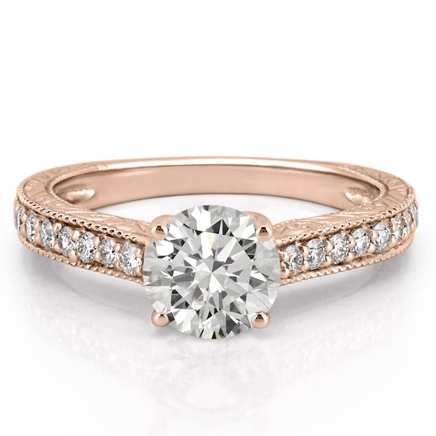 engraved-engagement-ring-rose-gold