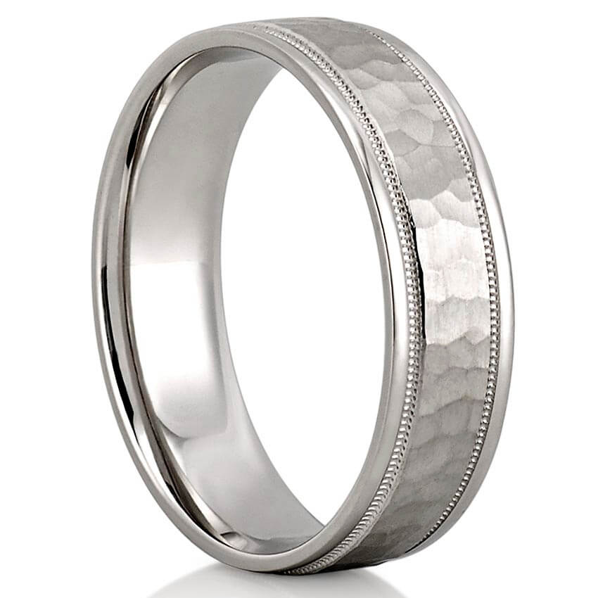 hammered-milgrain-wedding-ring