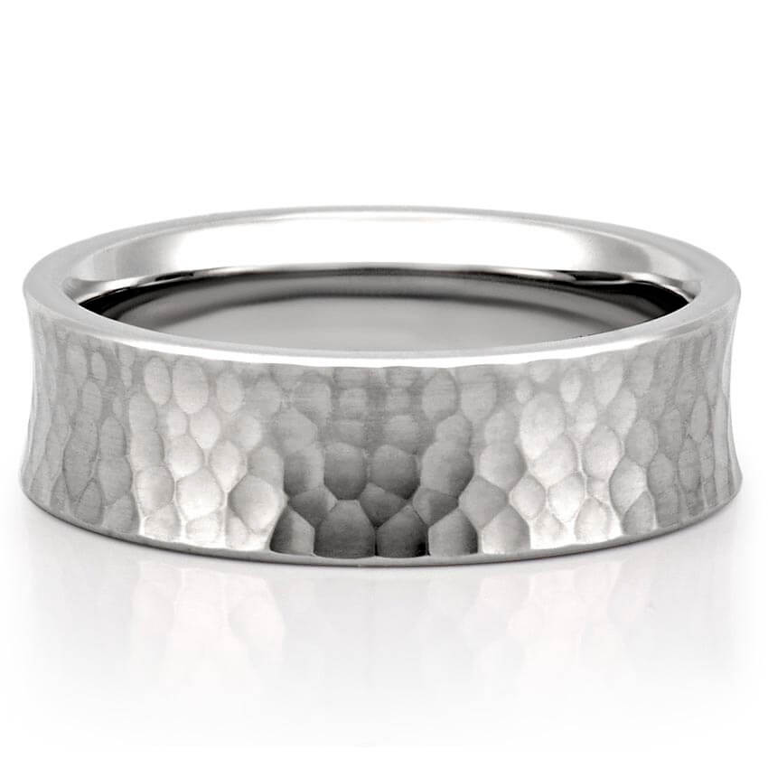 hammered-wedding-band-platinum