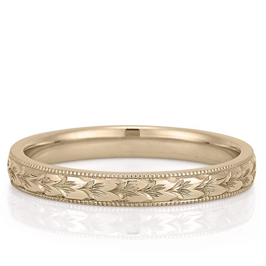 hand-engraved-wedding-band-yellow-gold