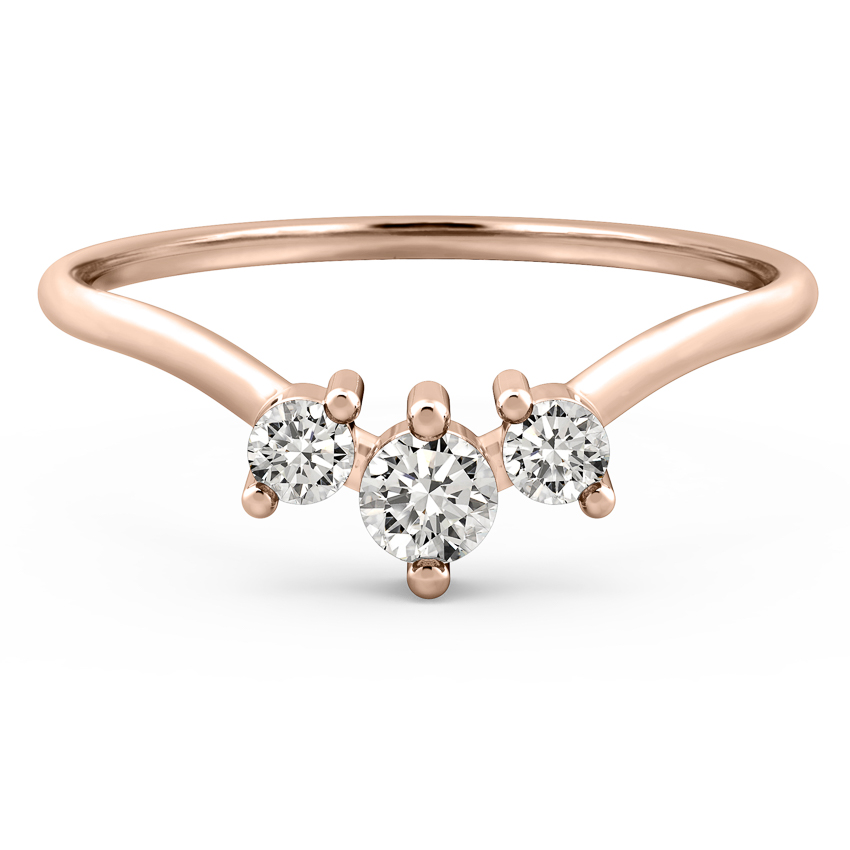 lab-diamond-three-stone-band-rose-gold