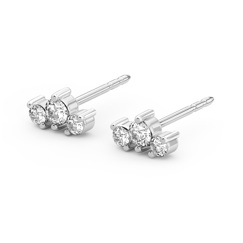 lab-diamond-three-stone-earrings-white-gold-angle