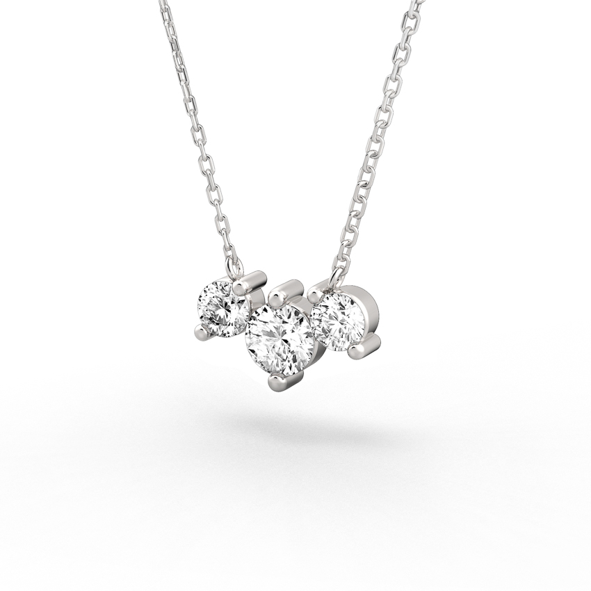 lab-diamond-three-stone-necklace-white-gold-angle