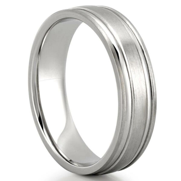 Inlay Wedding Band - Men's Inlay Wedding Ring - Do Amore