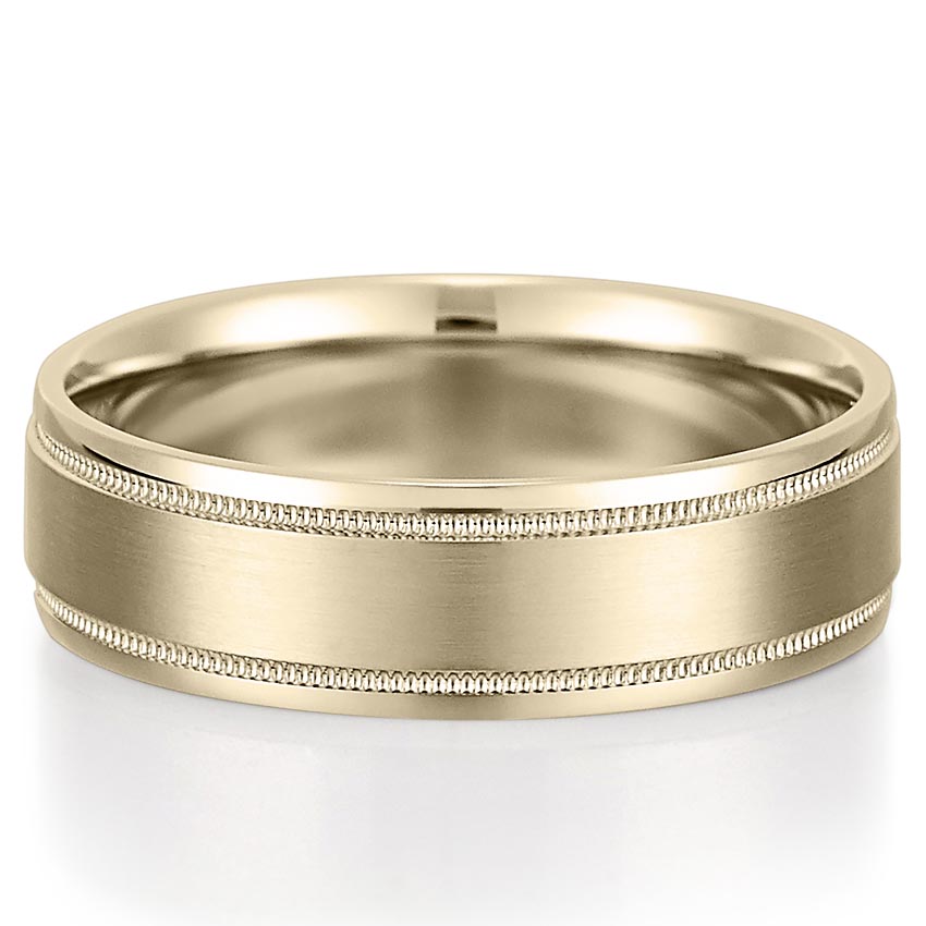 mens-yellow-gold-ring-with-milgrain-and-satin-finish