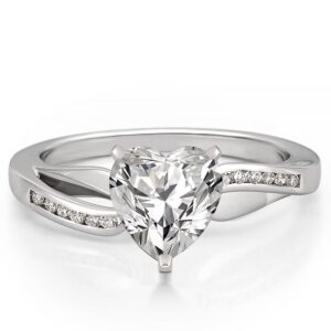 palladium-heart-shape-ribbon-engagement-ring