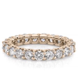 rose-gold-scalloped-3mm-lab-diamond-eternity-band