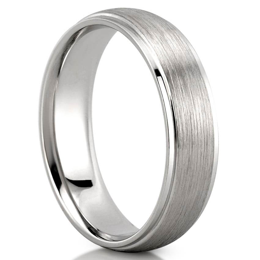 Mens wedding band for sensory issues