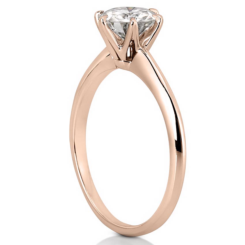 six-prong-engagement-ring-with-round-hearts-and-arrows-moissanite-in-rose-gold