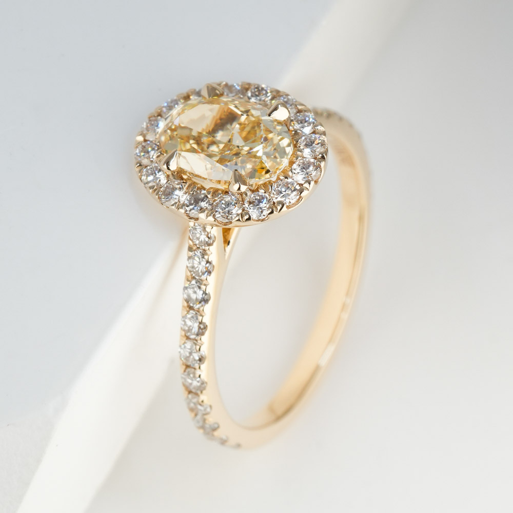 do amore sophie engagement ring yellow gold diamond instagram