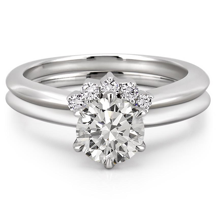 tiara-engagement-ring-set