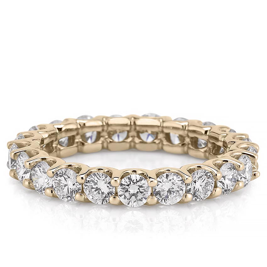 yellow-gold-scalloped-3mm-lab-diamond-eternity-band