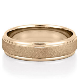 yellow-gold-wire-brushed-wedding-band