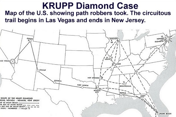 FBI Krupp Diamond Map