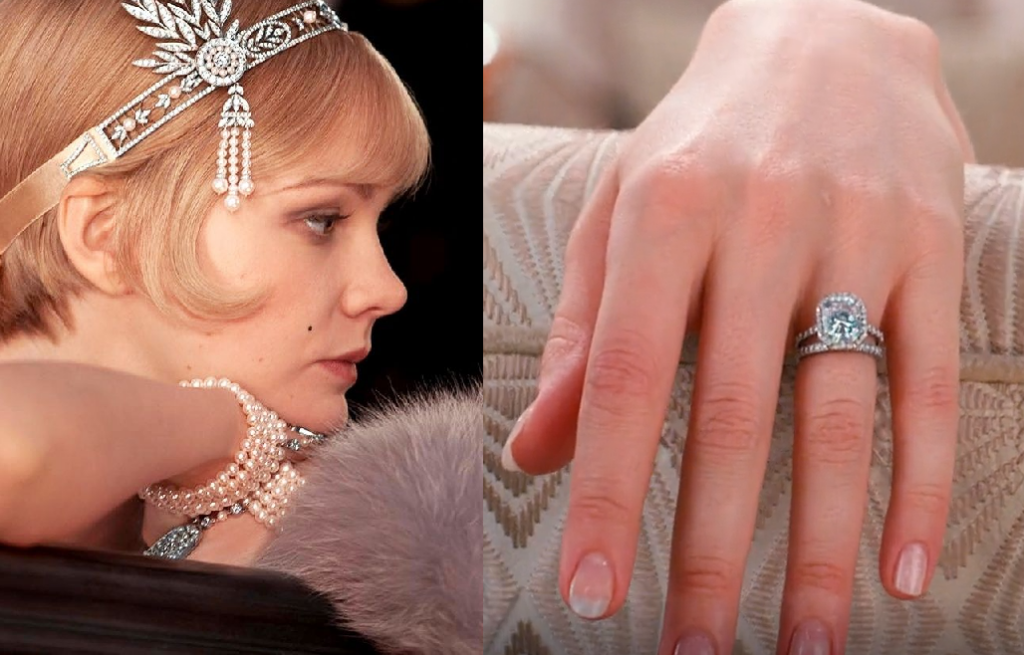 Examples of Deco Jewelry worn during the movie The Great Gatsby