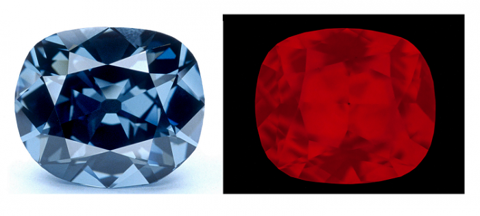 Hope Diamond Red Fluorescence Example