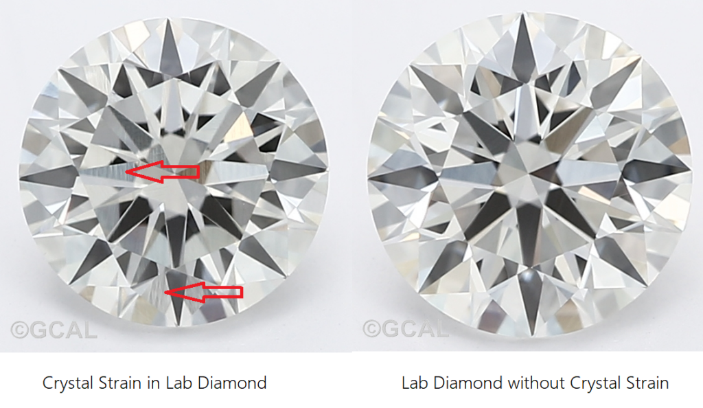 Lab Diamond Clarity including Crystal Strain