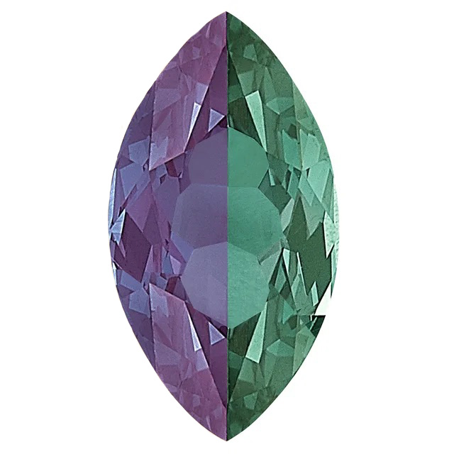 lab created marquise alexandrite gemstone