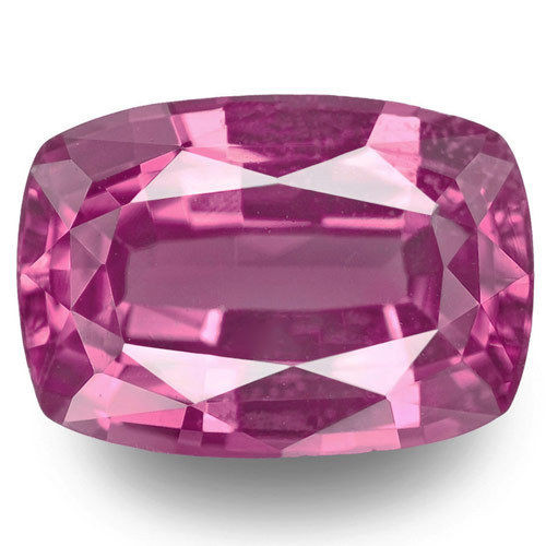 elongated cushion pink sapphire gemstone