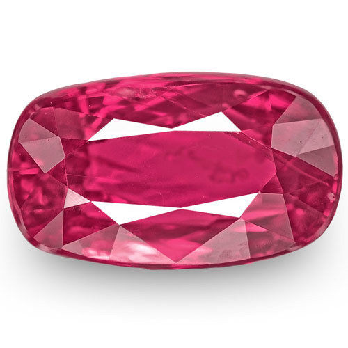 elongated cushion ruby gemstone