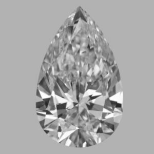 1.60 Ratio Pear Cut Diamond