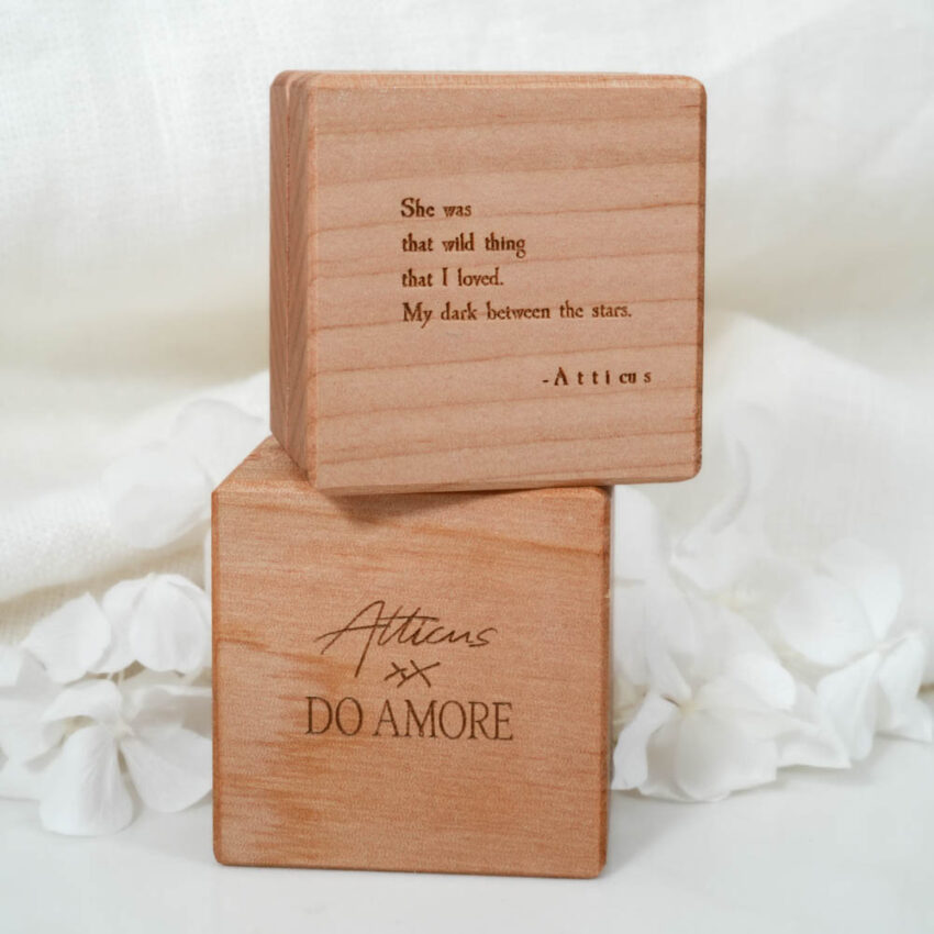 dark between the stars atticus ring box lifestyle packaging