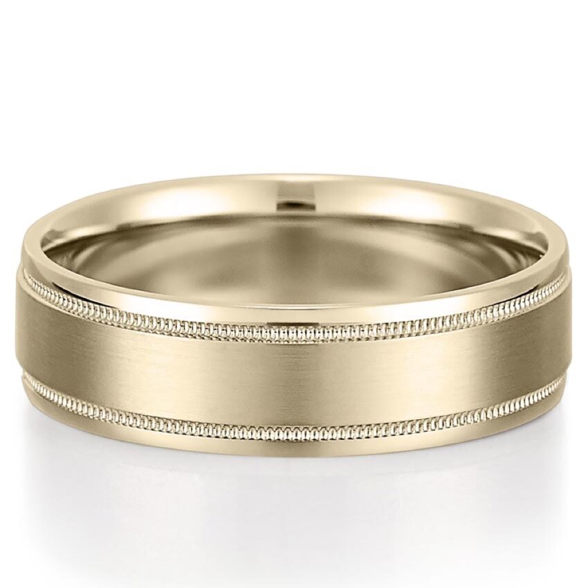Milgrain Wedding Band Linger Band Do Amore