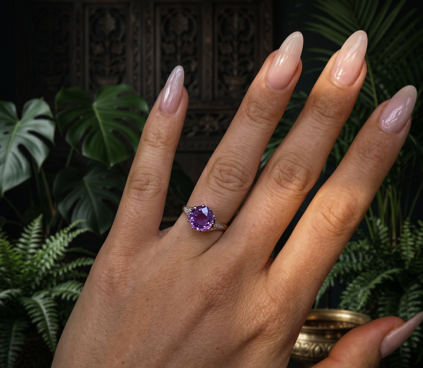 purple-gem-engagement-ring-do-amore