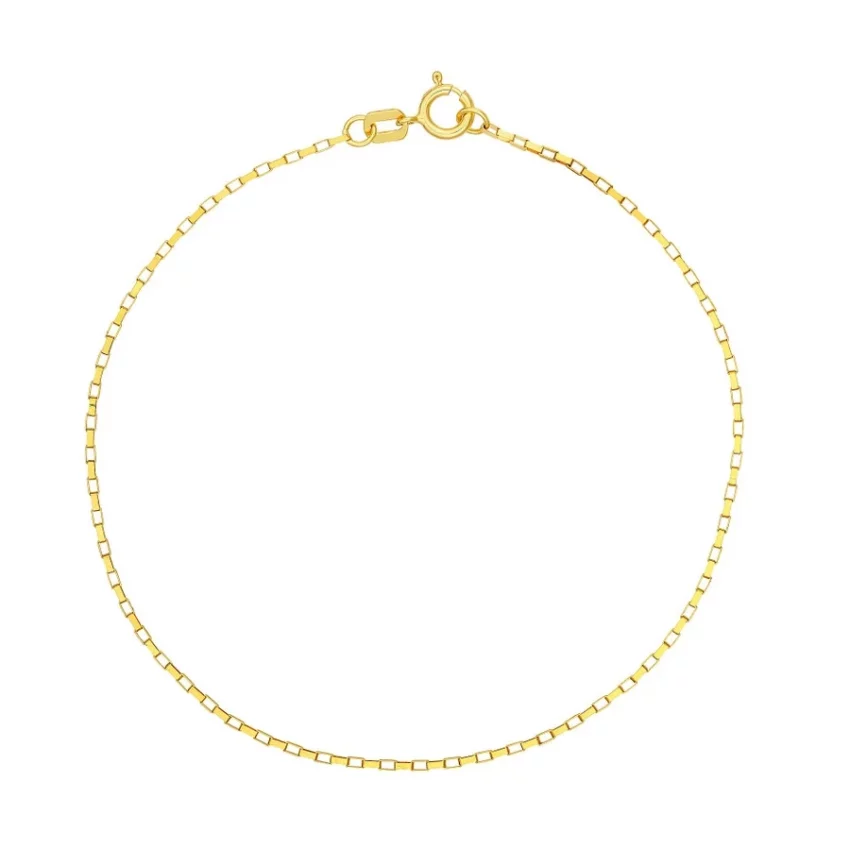 14k gold chain bracelet