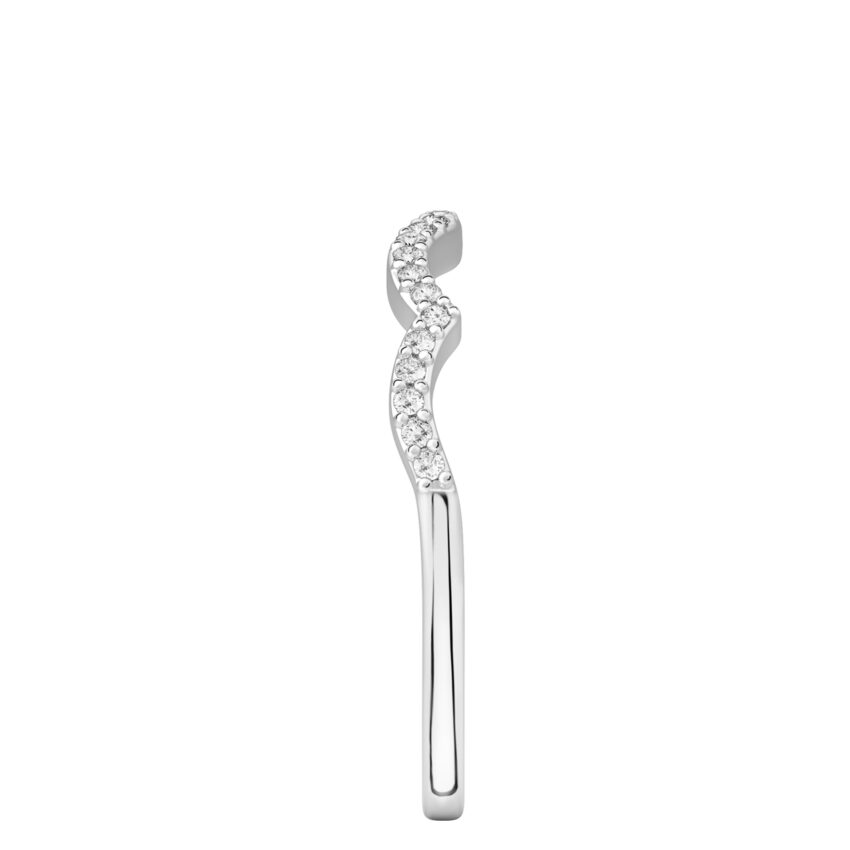 infinity wedding band palladium side