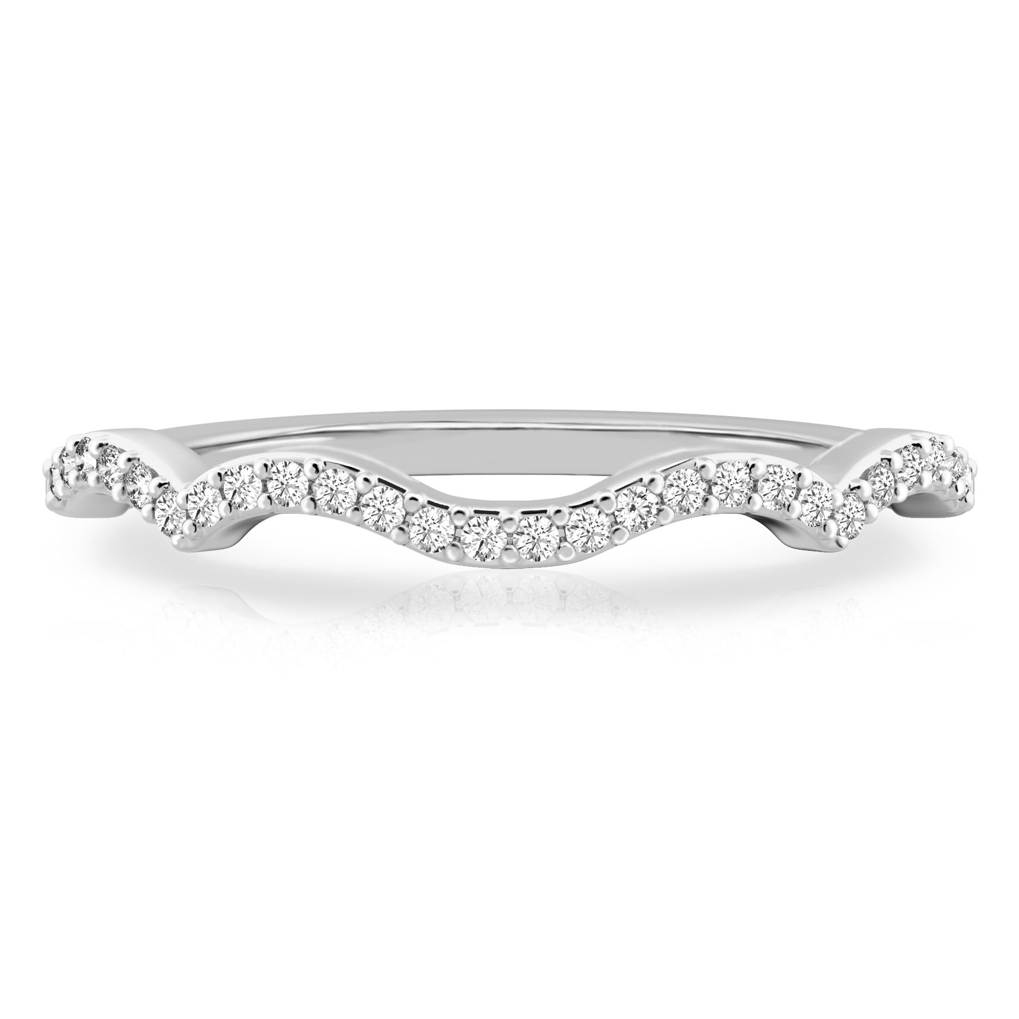 infinity wedding band platinum