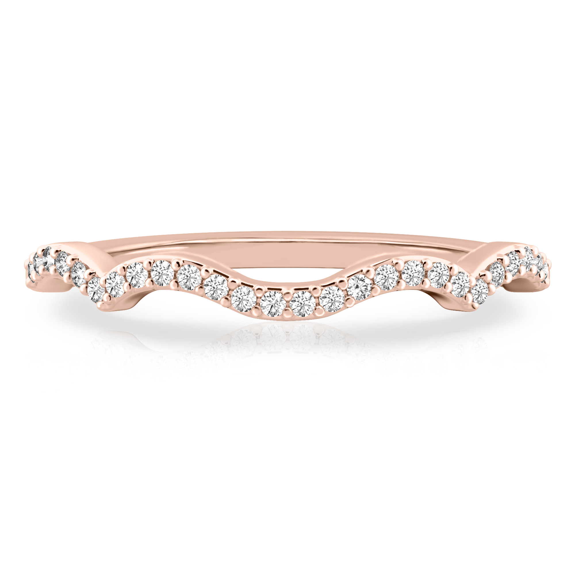 infinity wedding band rose gold