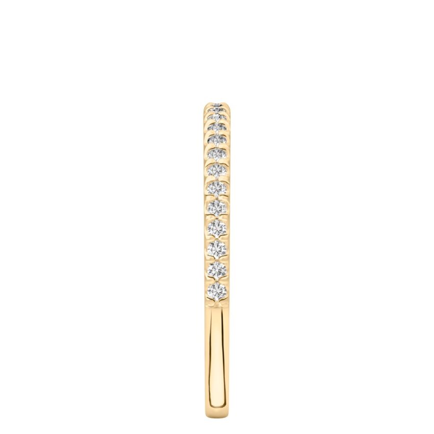 dainty wedding ring yellow gold side