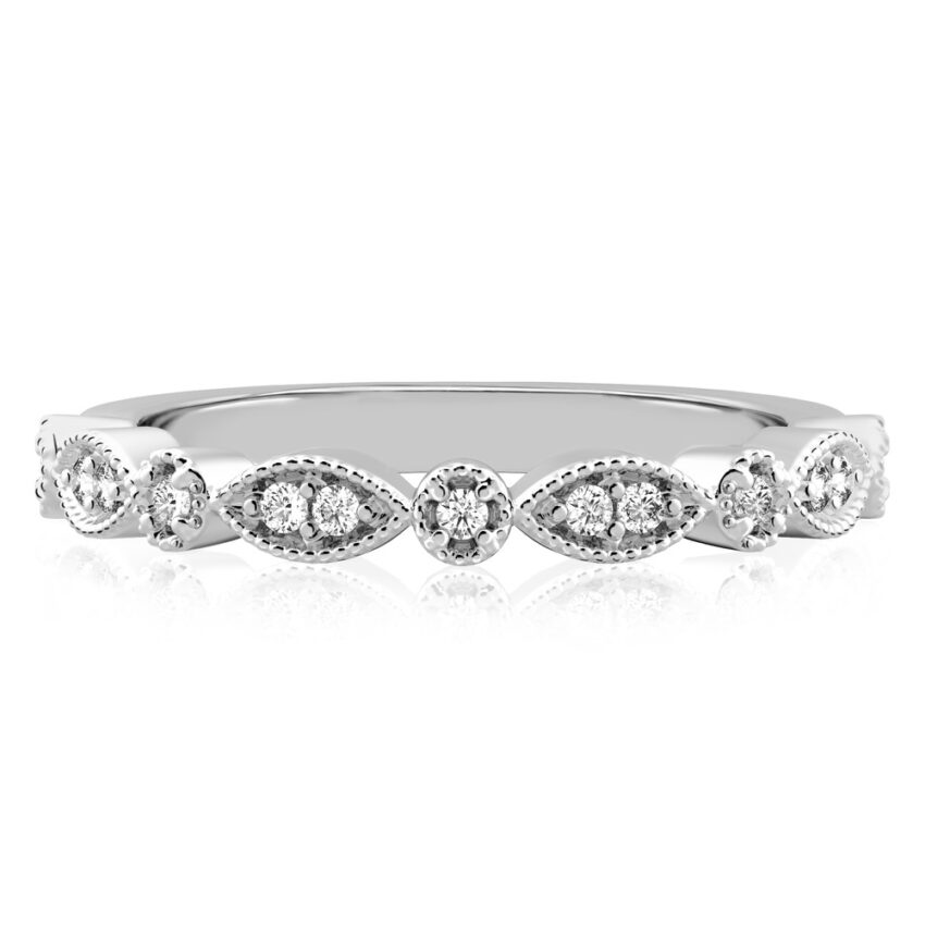 pandora wedding band in platinum