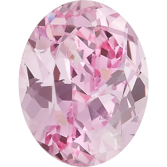 oval lab pink sapphire