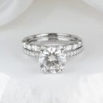 repeat customer review of engagement ring set upgrade