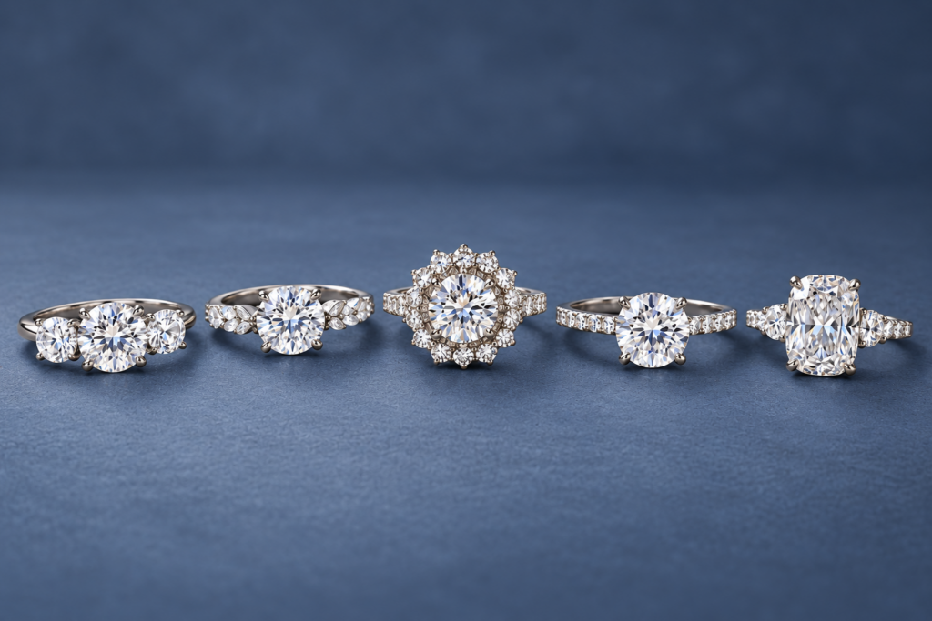 Five Brilliant Earth alternatives for ethical engagement rings compared side by side