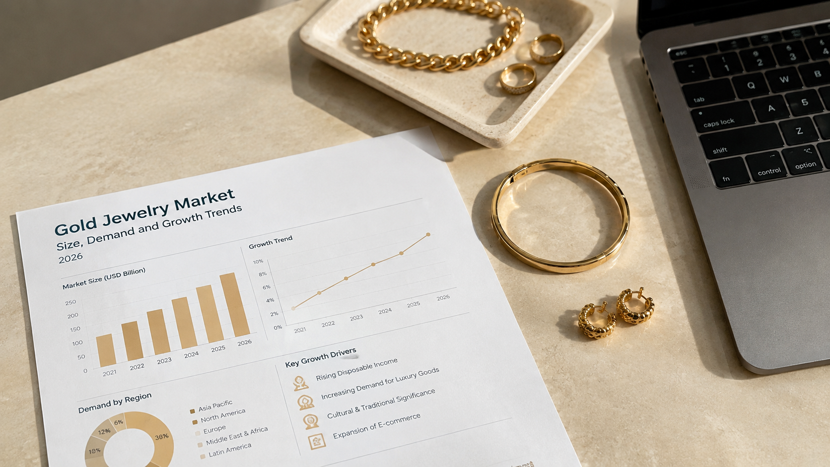 Gold Jewelry Market 2026: Size, Demand and Growth Trends