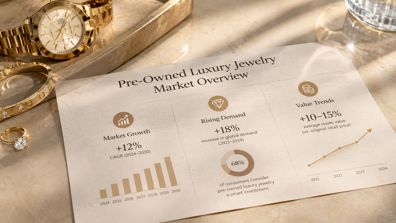 Luxury Jewelry Resale Statistics 2026: Market Size, Demand and Trends